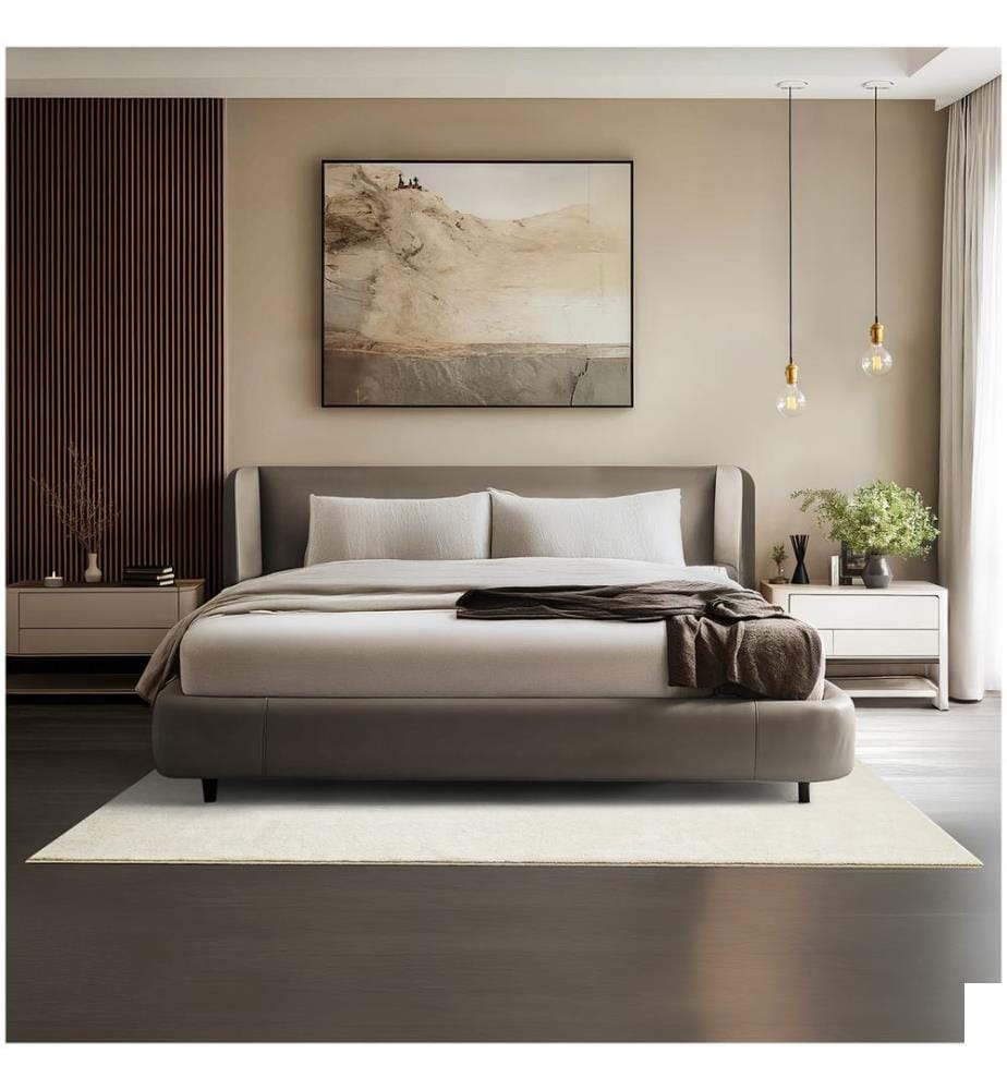 Tapis à poils ras SOFT ZONE - crème, 140 x 200 cm