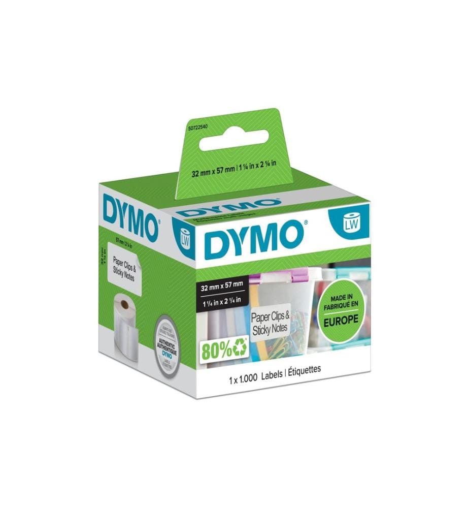 DYMO - Rouleau à étiquettes Thermo Direct 32 x 57 mm