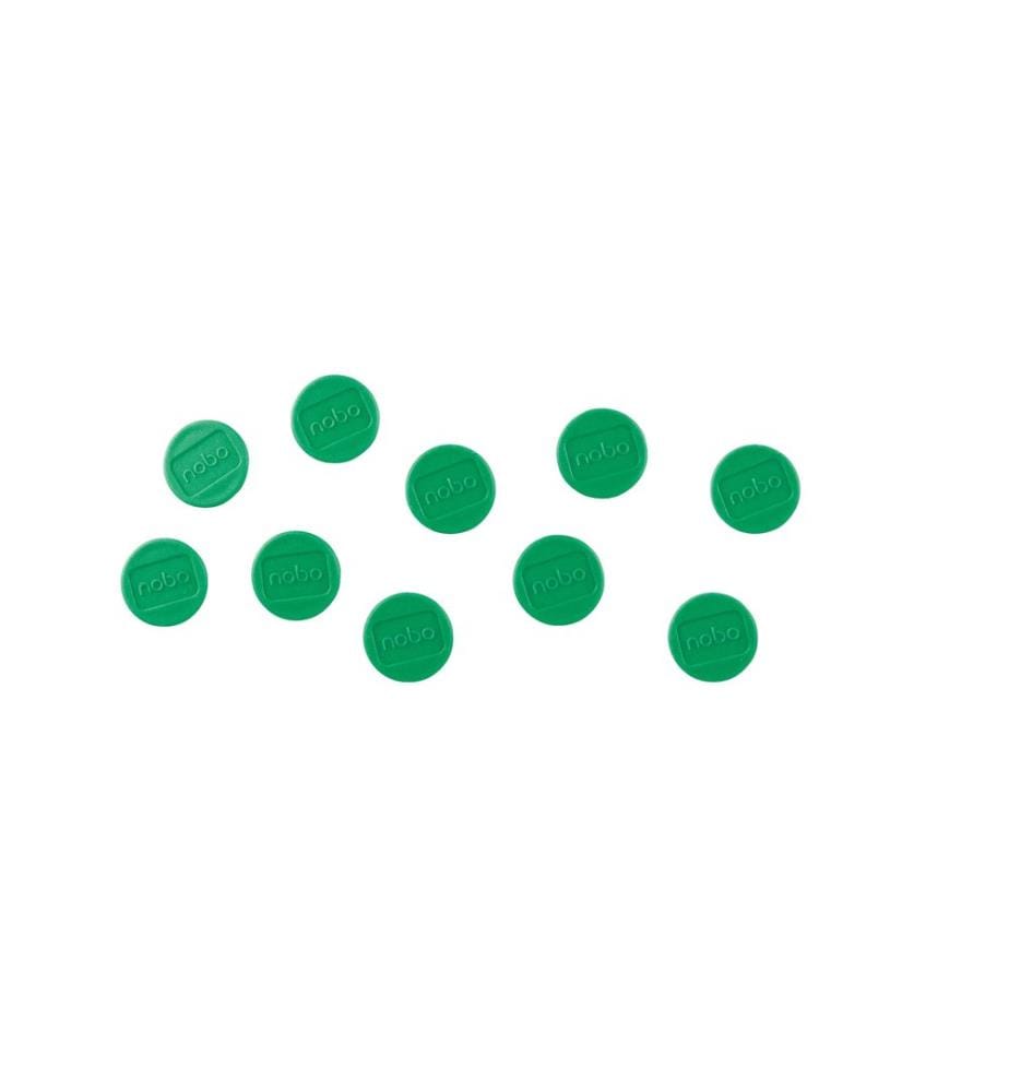 NOBO - Aimant Ø 1.3 cm 10 Pièce/s, Vert