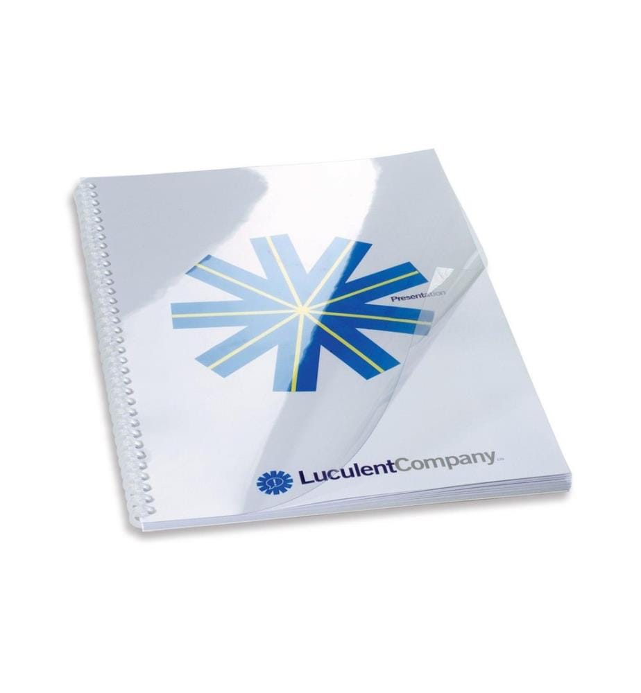 GBC - Couverture de brochure Hi Clear A4 50 pièces, Transparent