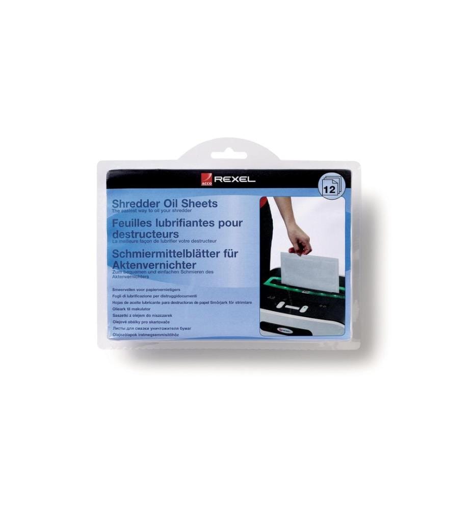 Rexel - Papier huilé pour déchiqueteuse de documents 12 Pièce/s