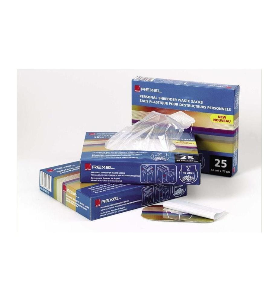 Rexel - Sac poubelle en plastique AS100 40 l 100 Pièce/s