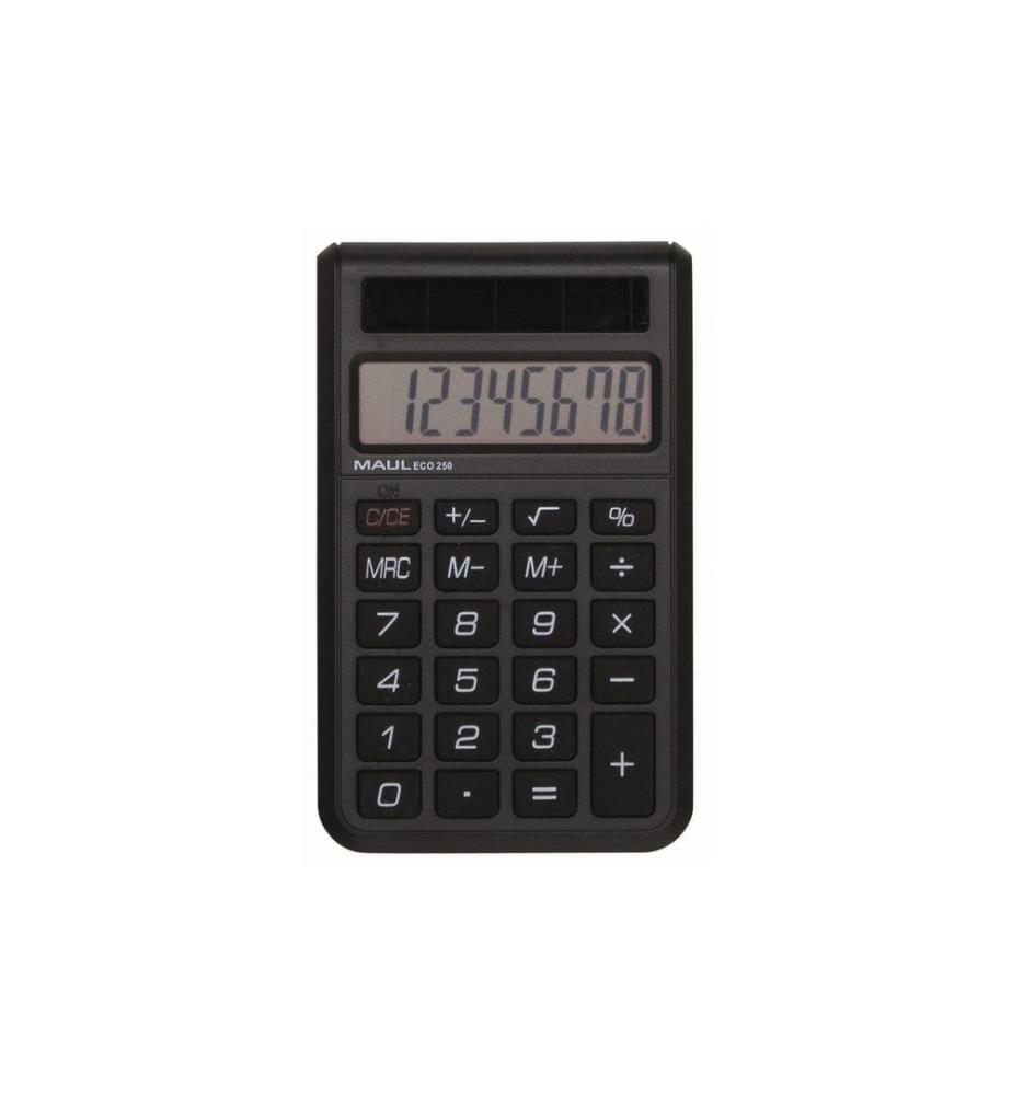 MAUL - Calculatrice ECO 250, 8 chiffres, noir