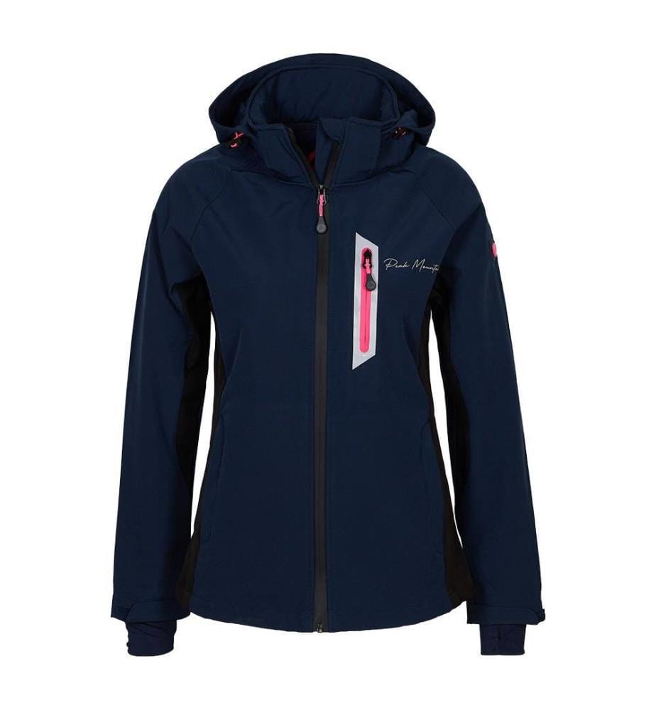 Blouson Softshell Acluny - Noir et Marine
