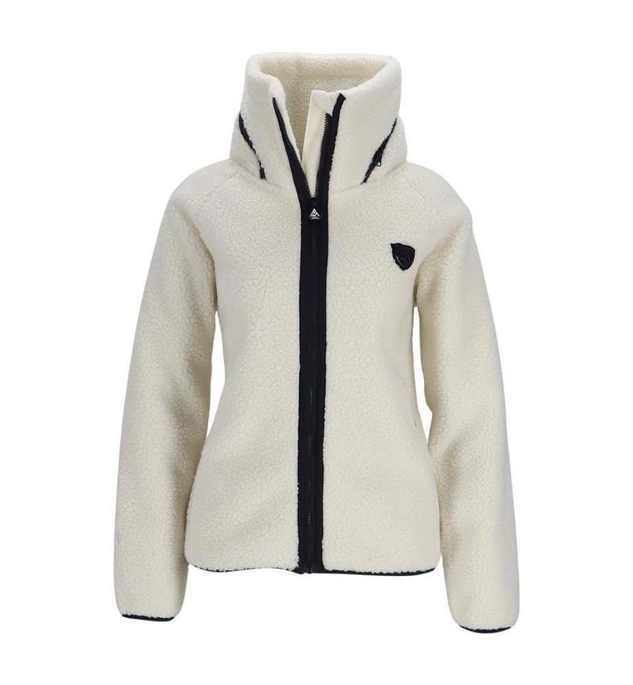 Blouson Polaire Sherpa Polaire - Ecru