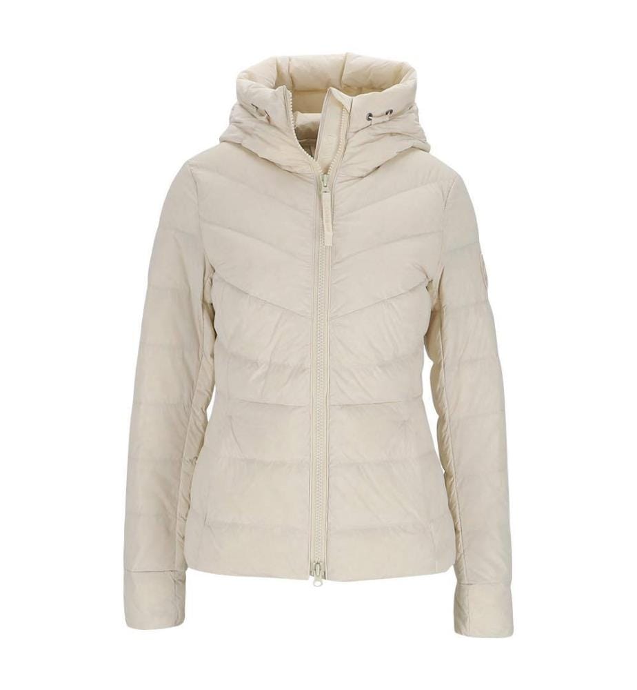 Veste Clair Tonal Label - Crème
