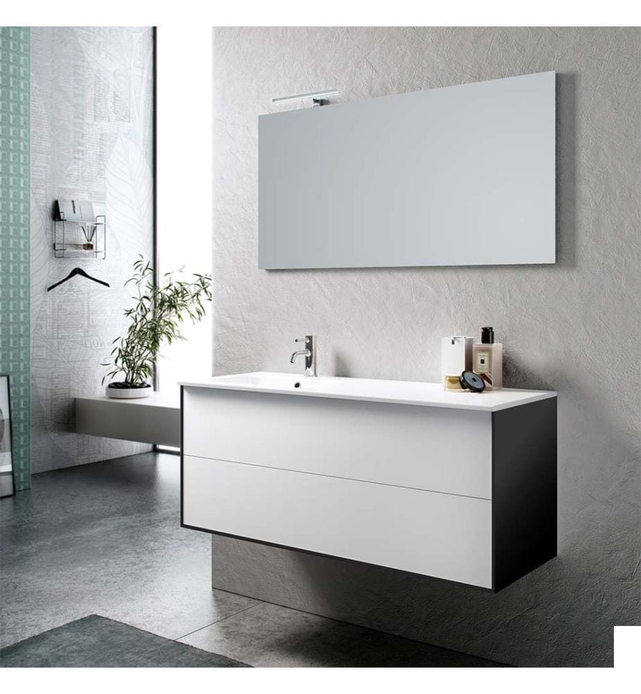 Ensemble de Salle de Bain Vascularisés Sx 4 Pièces Ago Blanc Mat