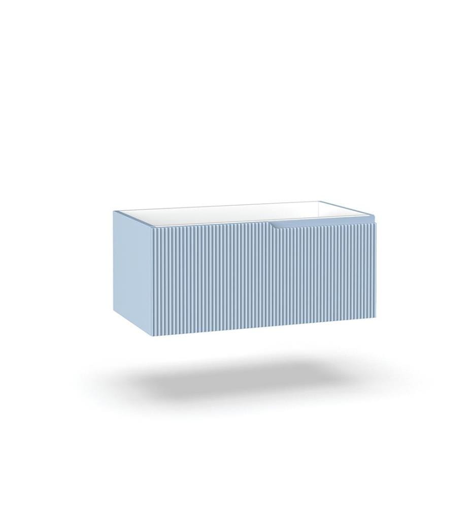 Base murale 1 tiroir Zip Tiffany - Bleu clair