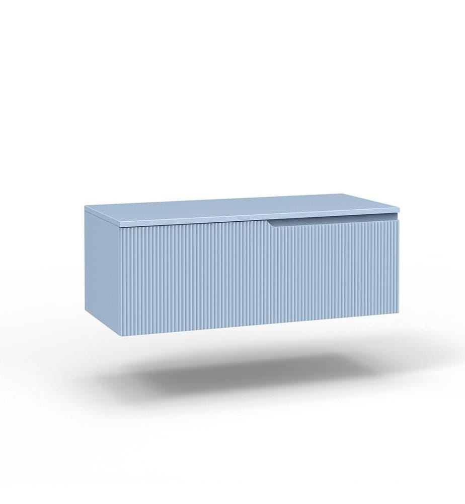 Base murale avec dessus 1 tiroir Zip Tiffany - Light Blue