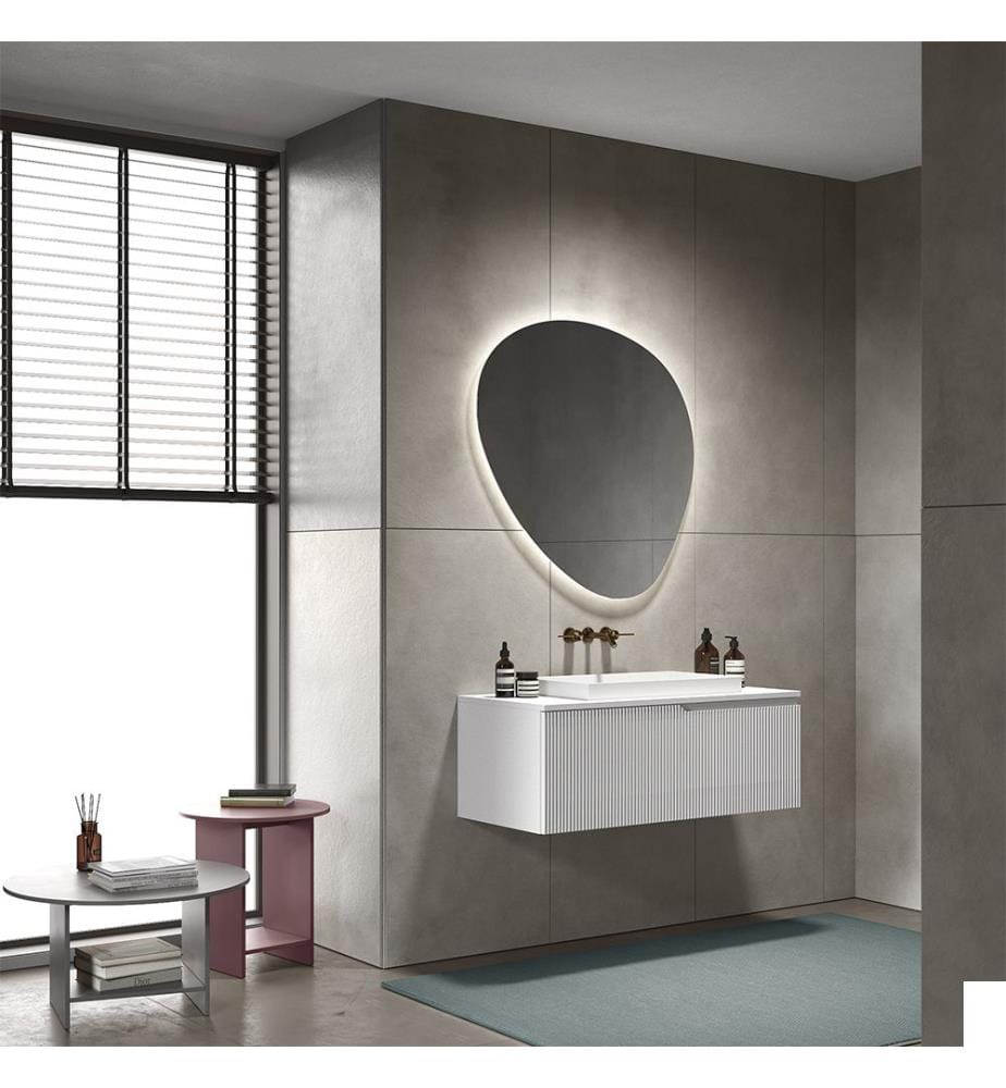 Vanité de salle de bain 3 pièces Zip - Blanc