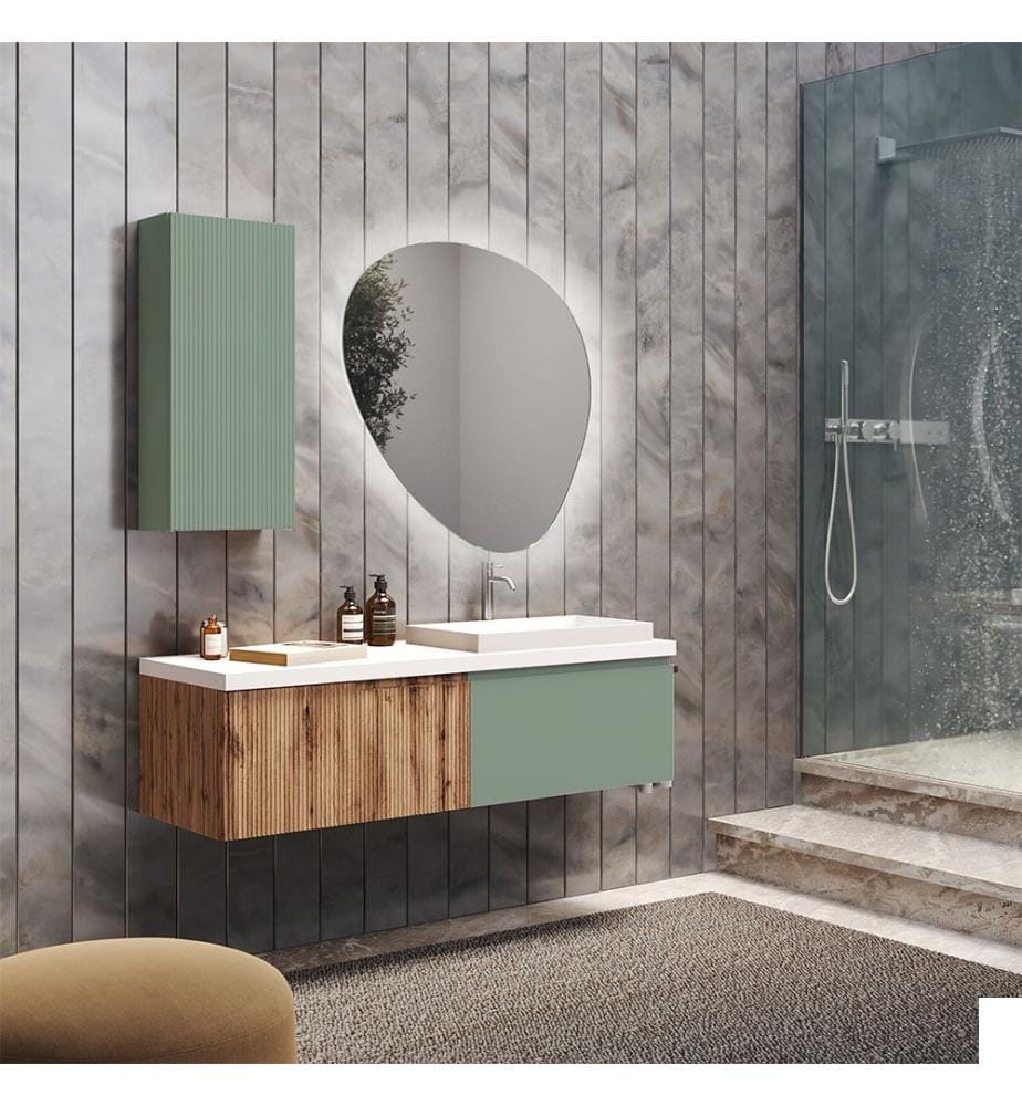 Vanité de salle de bain 6 pièces Zip - Multicolor