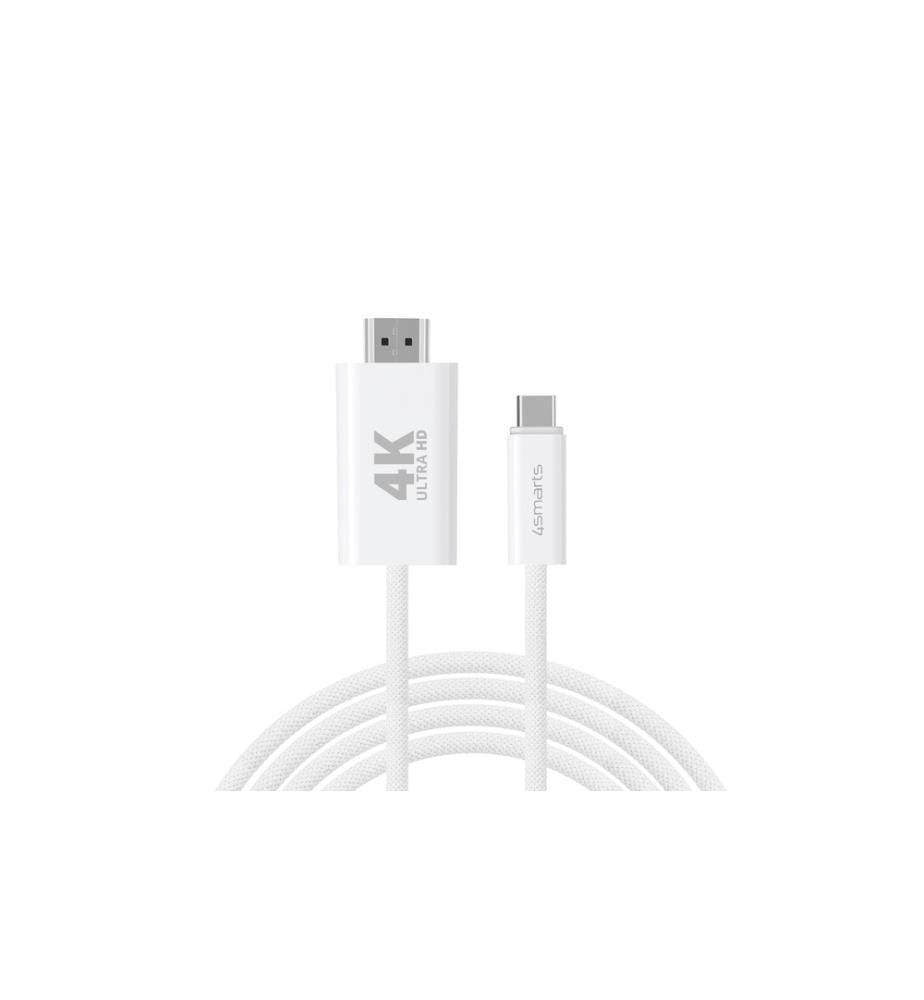 4SMARTS - Câble 4K 60Hz USB type C - HDMI, 2 m