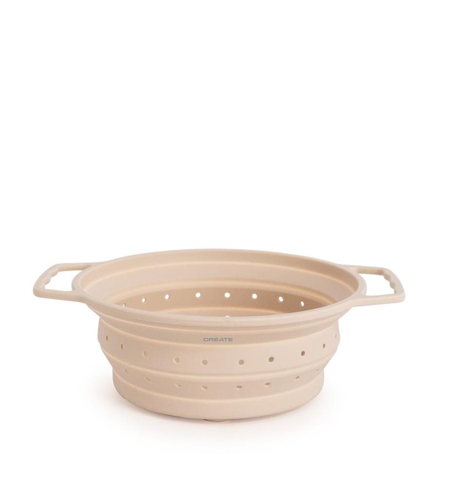 Égouttoir Pliable en Silicone - Brun Clair