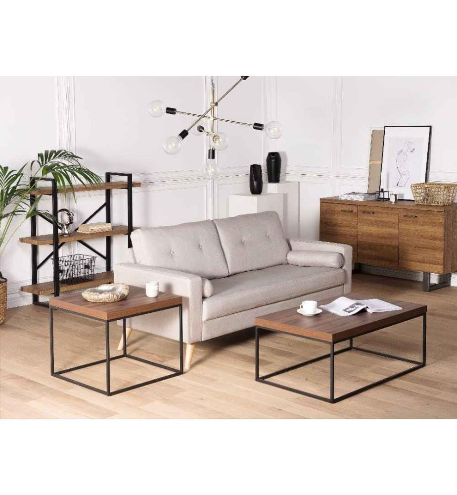 Table d'appoint DELANO Marron foncé