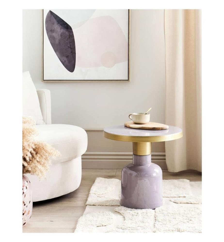Table d'appoint LOMITA Métal Violet