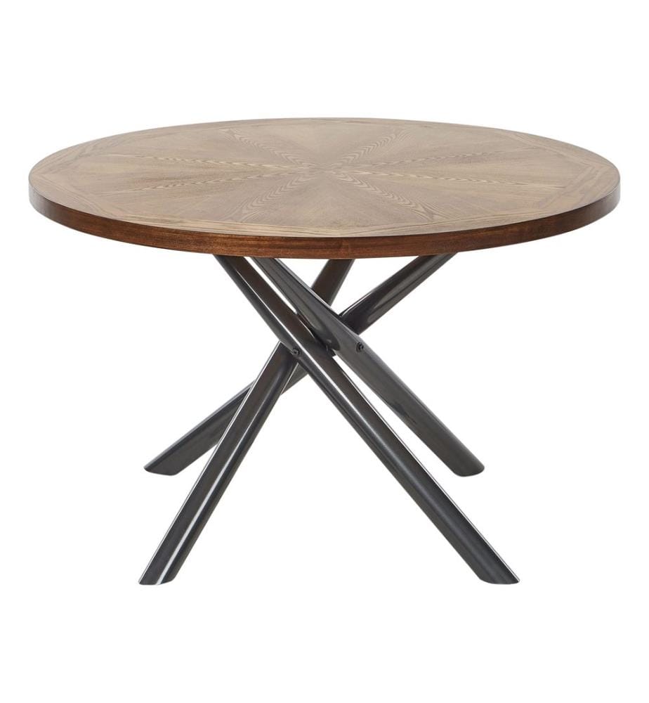 Table de repas LORENZO Frêne marron 120 cm 120 cm