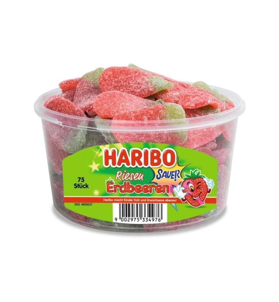 HARIBO - Fraises géantes aigres 1.2 kg