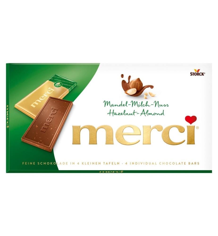 STORCK - Tablette de chocolat Merci Lait d'amande 100 g