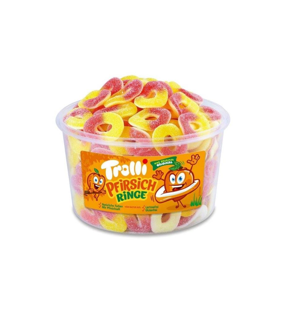 TROLLI - Bonbons gommeux Anneaux de pêche 1.2 kg