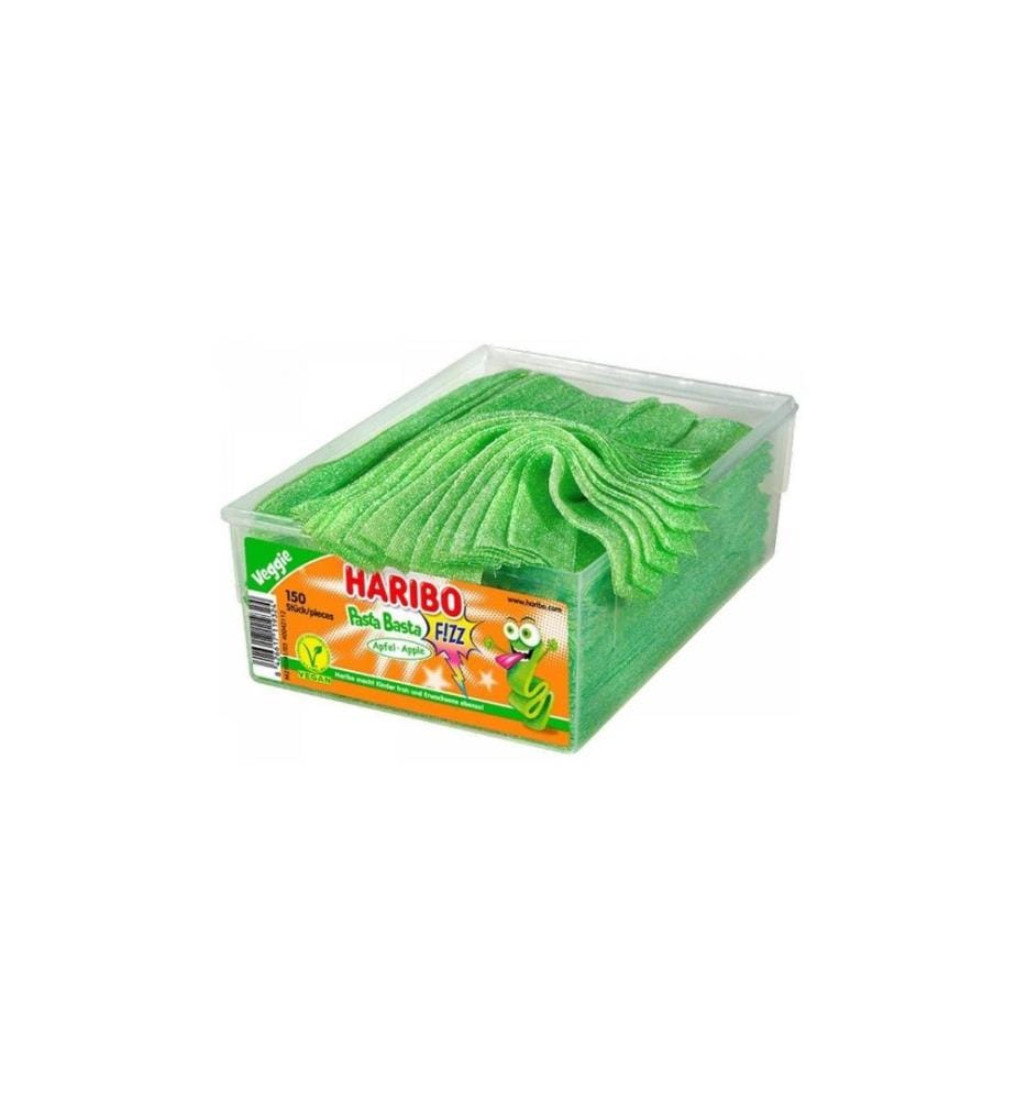 HARIBO - Bonbons gommeux Veggie Pasta Basta Pomme 150 Stück