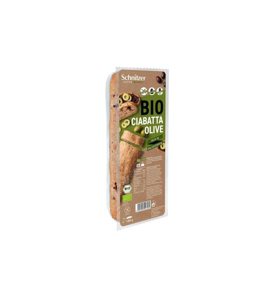 Schnitzer - Bio Ciabatta Olive sans gluten 180 g