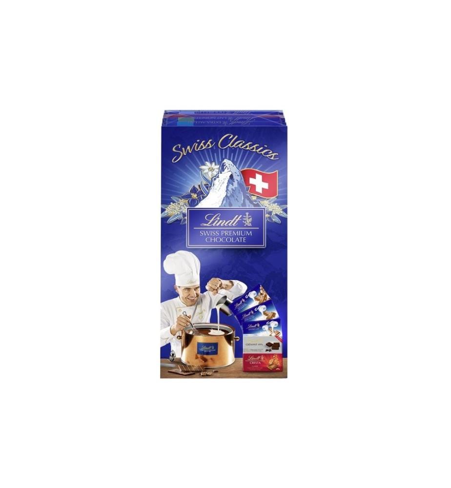 LINDT - Tablette de chocolat Assorti 5 x 100 g