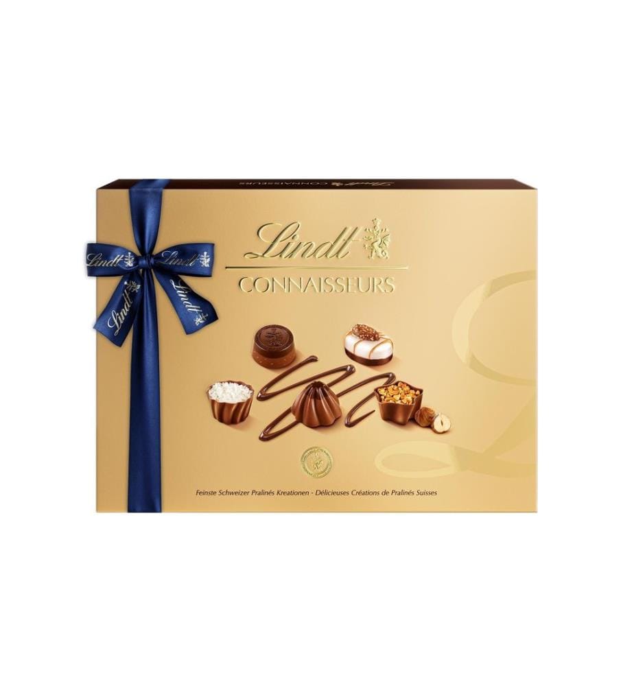 LINDT - Pralines au chocolat Connaisseurs assortis 230 g