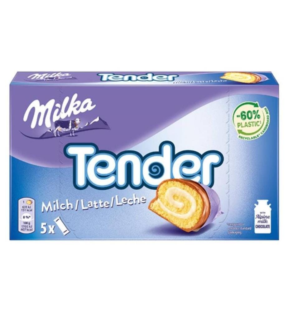 MILKA - Tender Lait 5 x 37 g