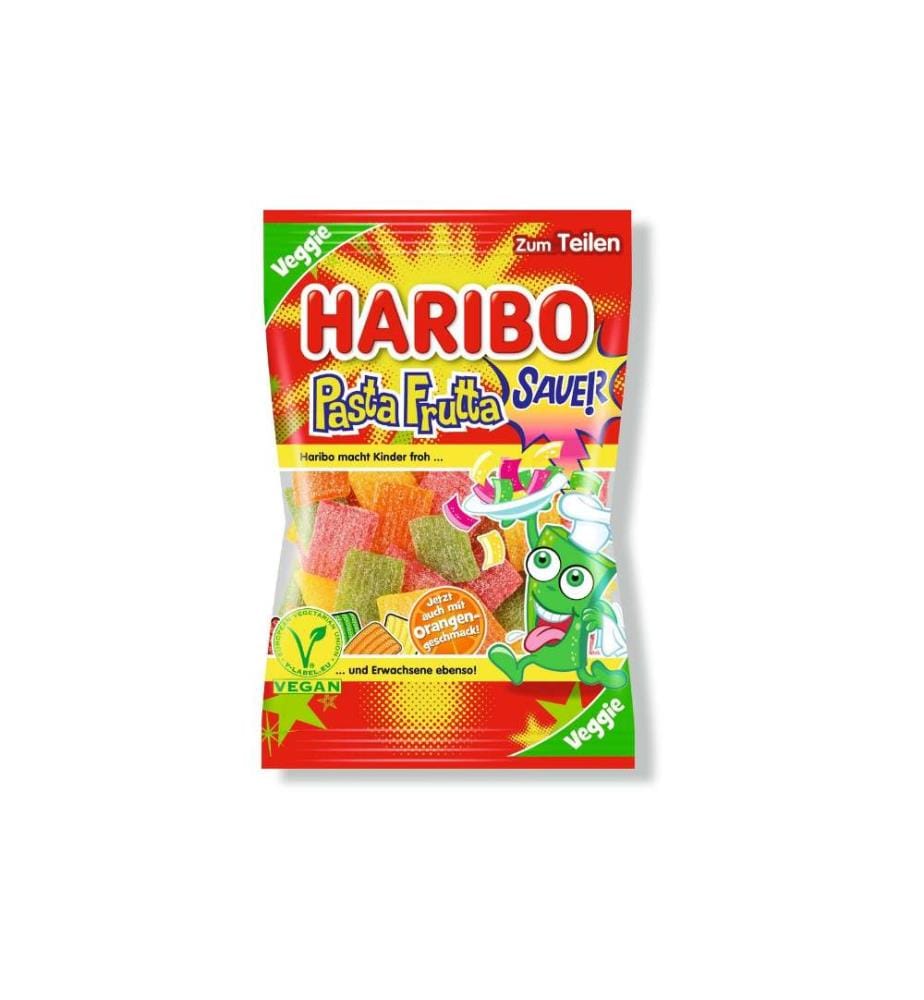 HARIBO - Bonbons gommeux Pasta Frutta végétalien 175 g