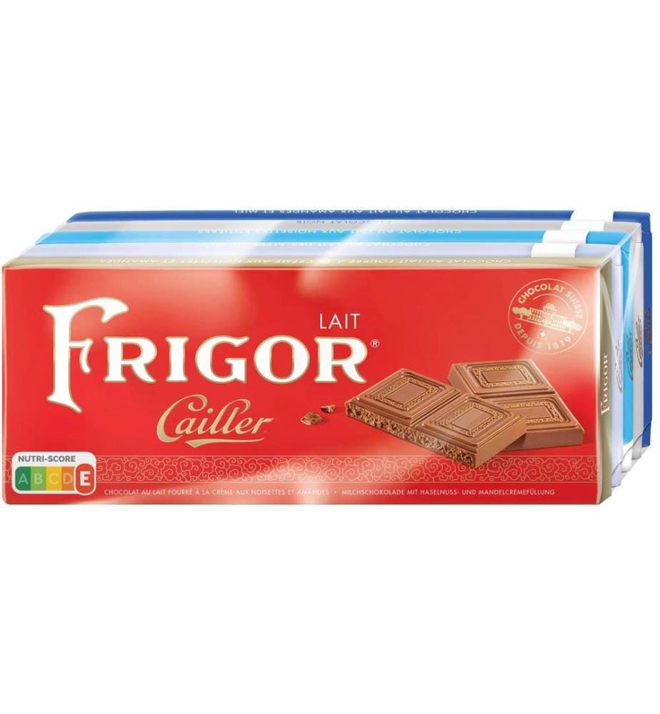 CAILLER - Tablette de chocolat Mix 5 x 100 g