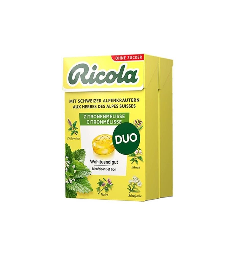 RICOLA - Bonbons Mélisse citronnée 2 x 50 g