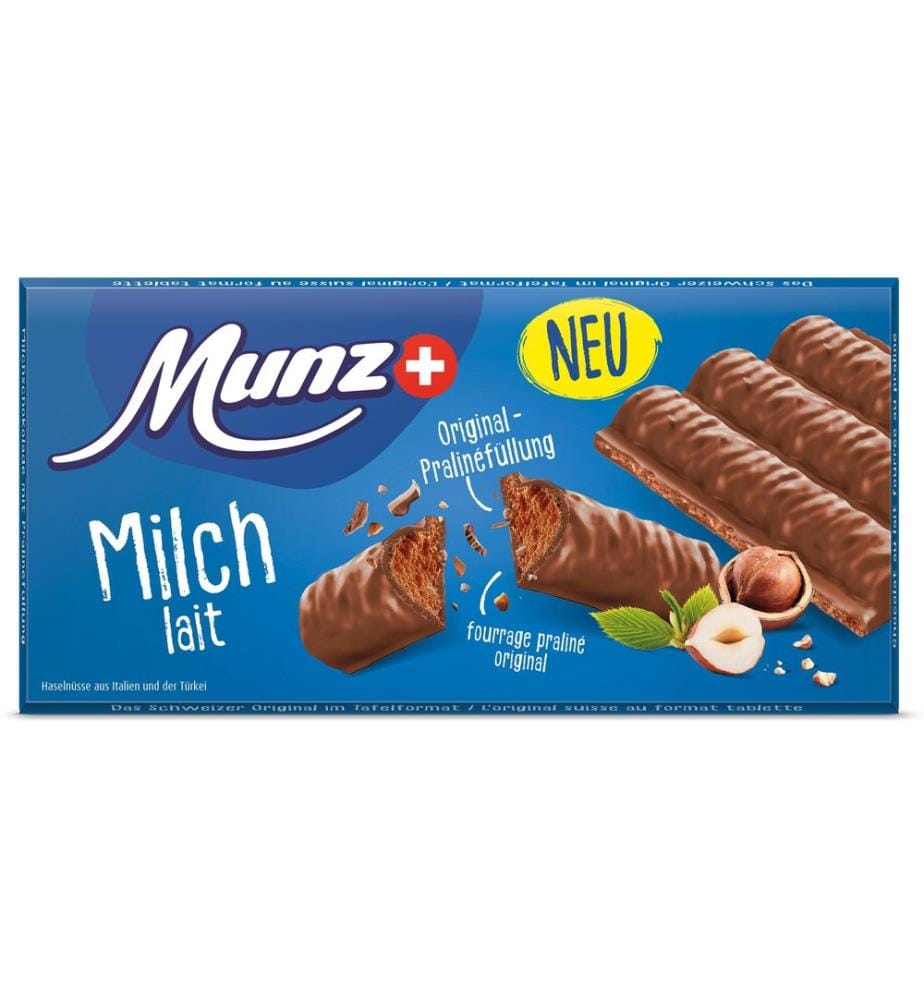 MUNZ - Tablette de lait 100 g