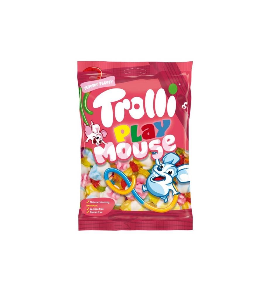 TROLLI - Bonbons gommeux Playmouse 200 g