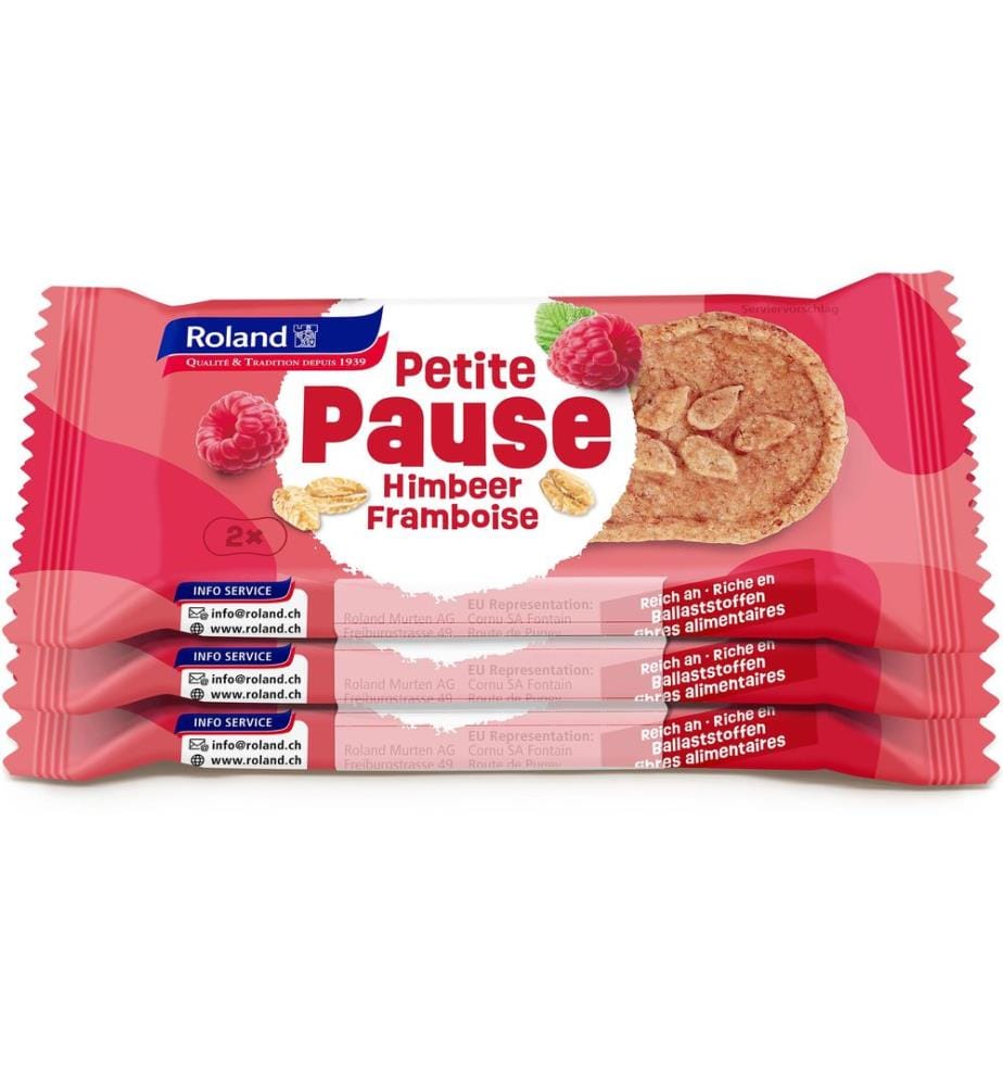 Roland Snacks - Petite Pause Framboise 3 x 35 g