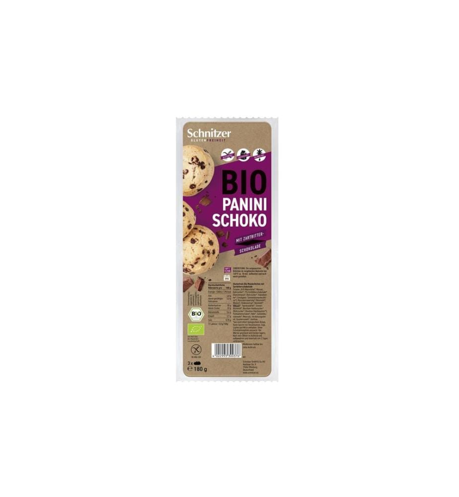 Schnitzer - Panini bio au chocolat 180g