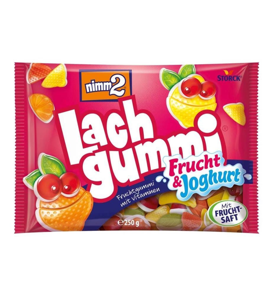 STORCK - Bonbons gommeux Nimm2 gomme à rire fruits et yogourt 250 g