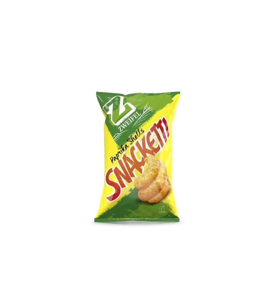 ZWEIFEL - Chips Snacketti Paprika Shells 75 g