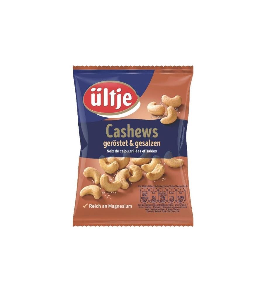ÜLTJE - Apéritif Noix de cajou rôties et salées 150 g