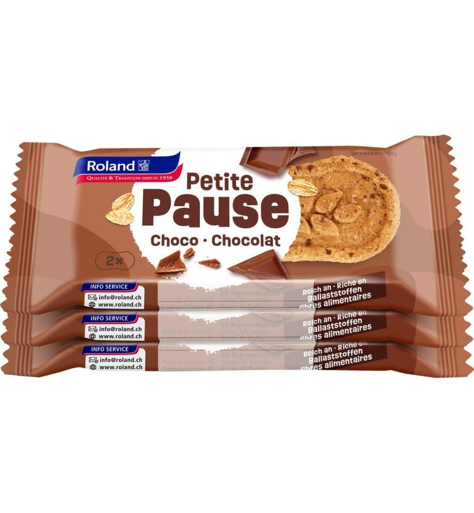 Roland Snacks - Collation Petite Pause Chocolat 3 x 35 g