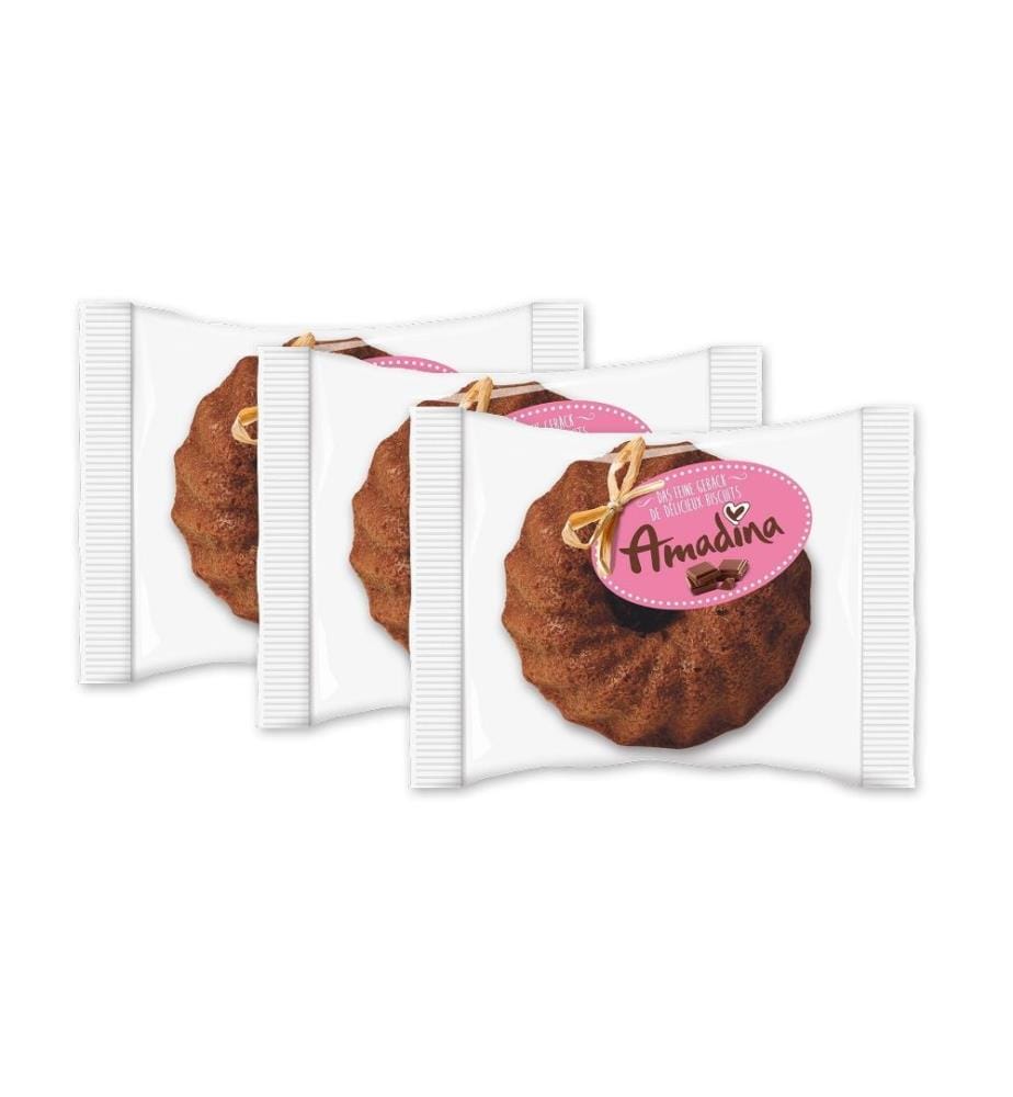 ZWEIFEL - Amadina Gugelhöpfli au Chocolat 3 x 45 g