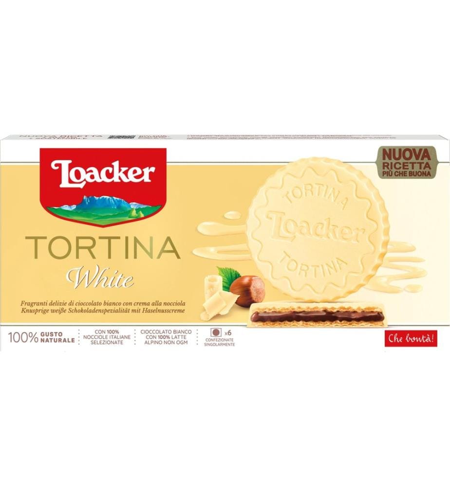 Loacker Petits gâteaux Tortina Blanc 126 g