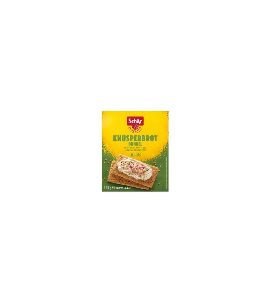 Dr.Schär Pain croustillant sans gluten foncé 125 g