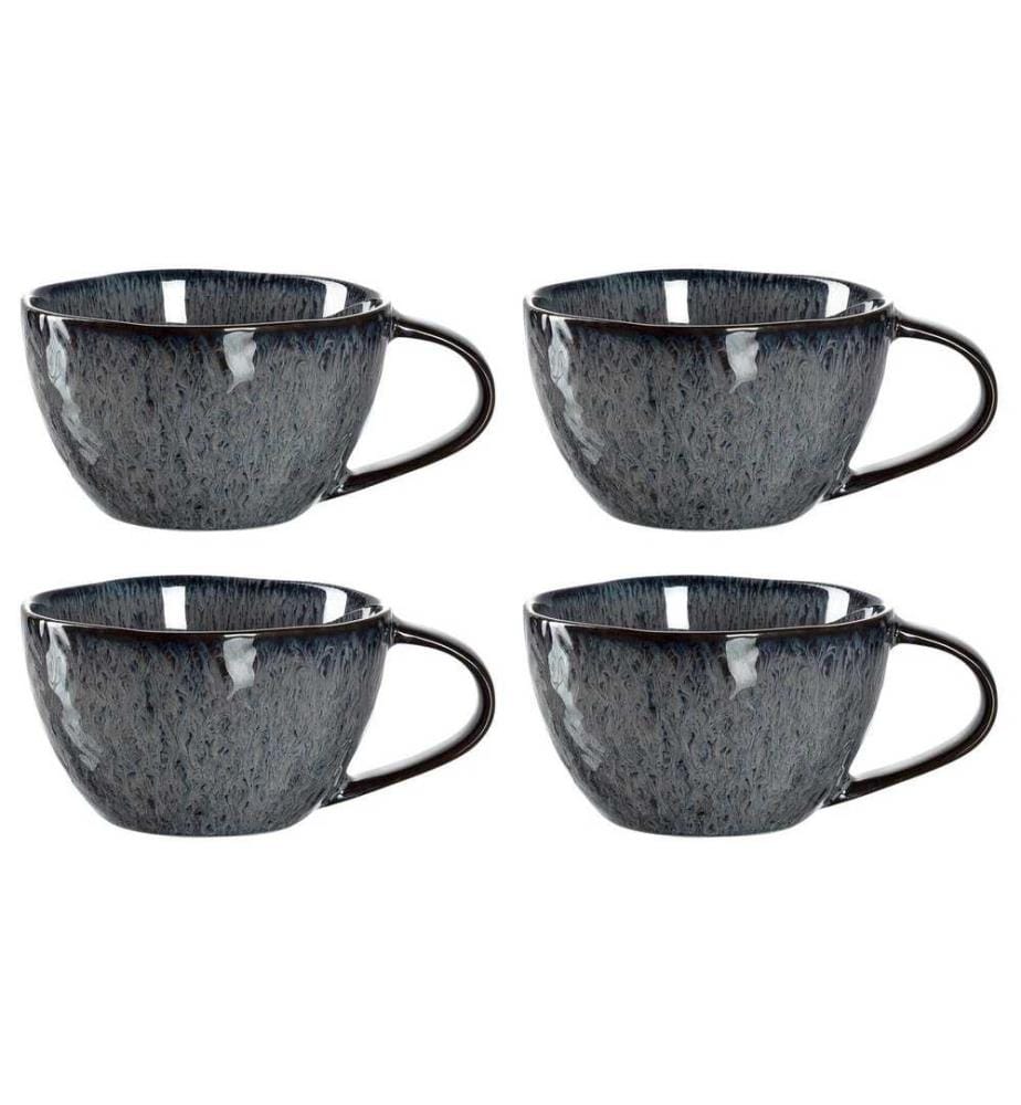 LEONARDO - Tasse à café Matera 290 ml, 4 Pièce/s, Anthracite