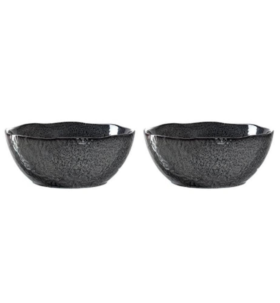 LEONARDO - Saladier Matera 25 cm, 2 Pièce/s, Anthracite