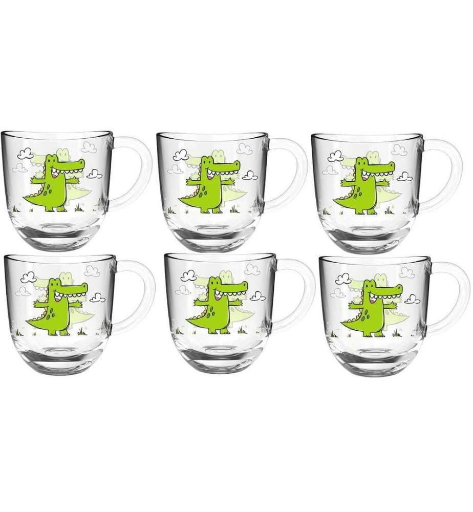LEONARDO - Tasse pour enfants Bambini Crocodile, 6 pièces