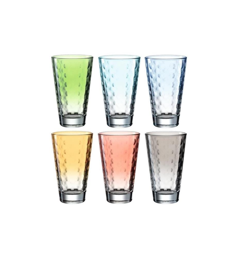 LEONARDO - Verre Optic Pastell 300 ml, 6 Pièce/s, Multicolore