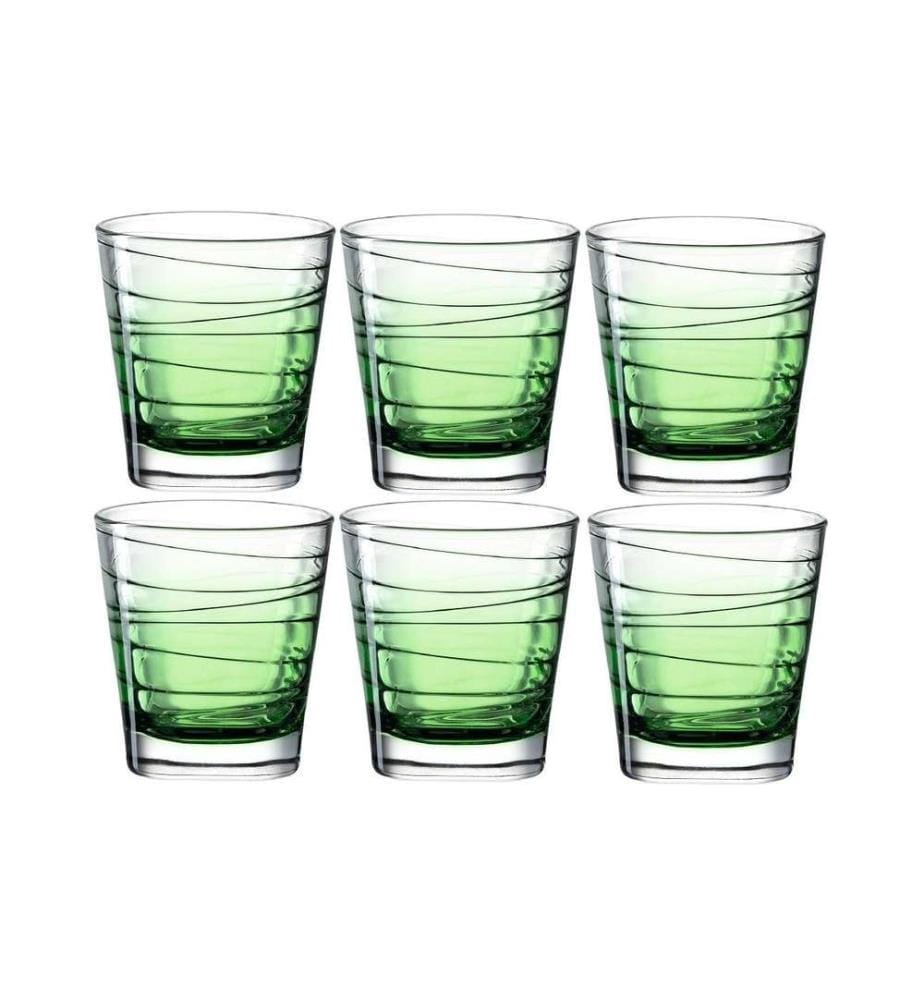 LEONARDO - Verre Vario Struttura 250 ml, 6 Pièce/s, Vert