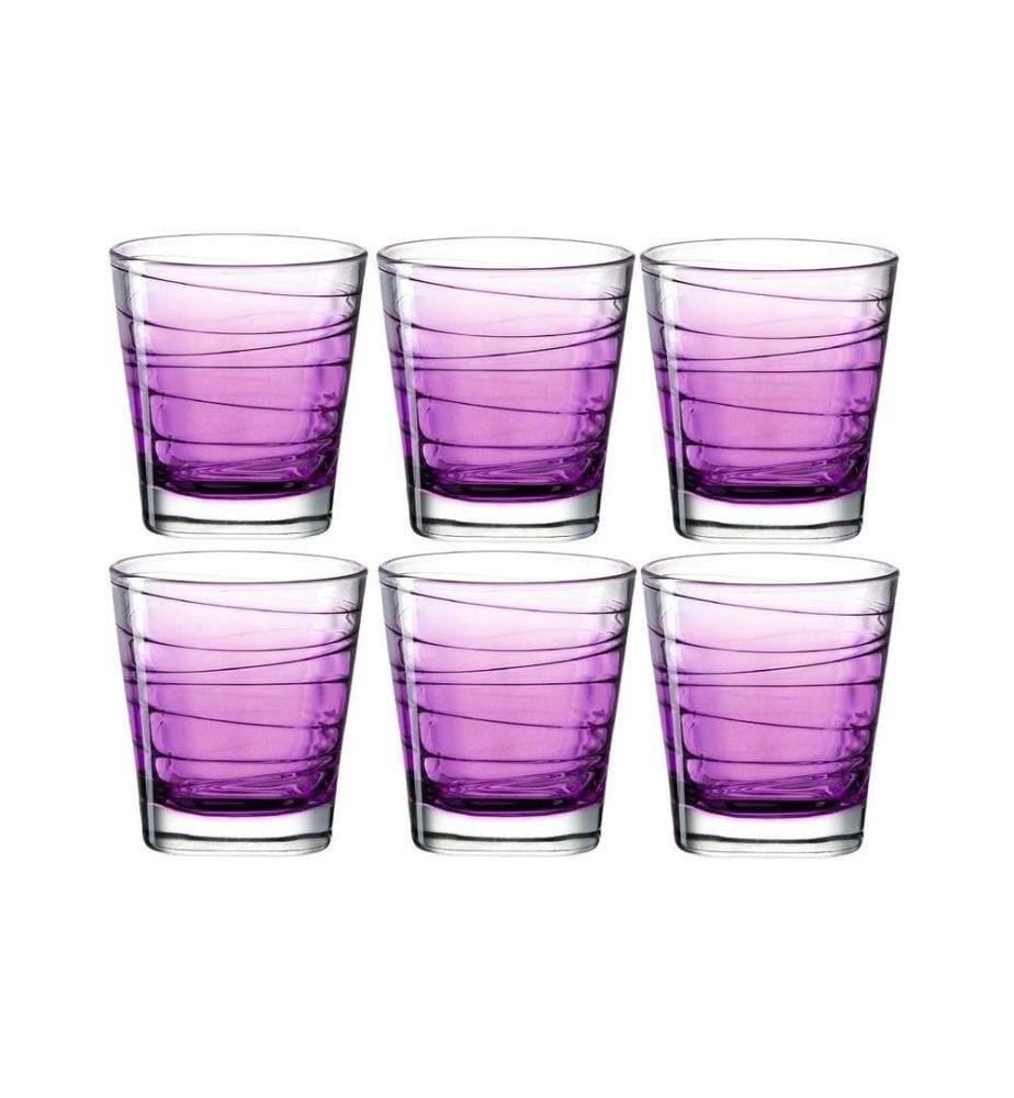 LEONARDO - Verre Vario Struttura 250 ml, 6 Pièce/s, Violet