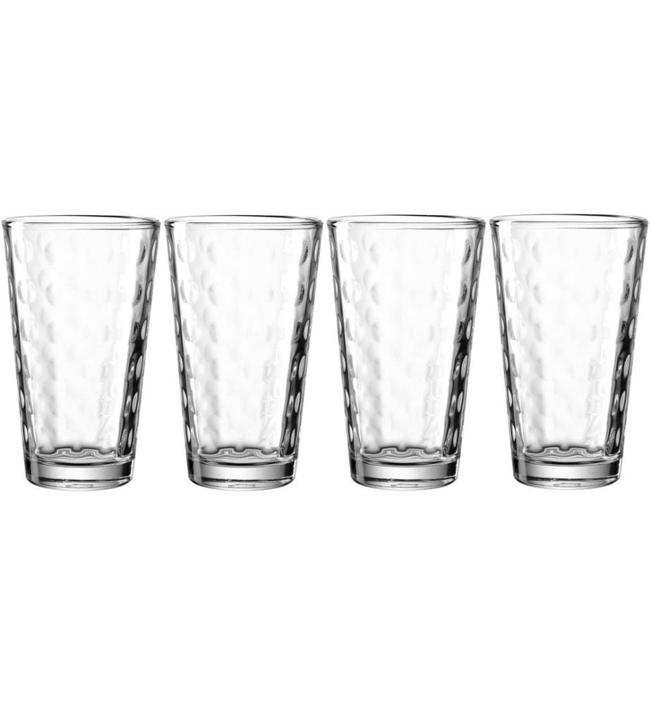LEONARDO - Verre à long drink Optic 540 ml, 4 Pièce/s, Transparent