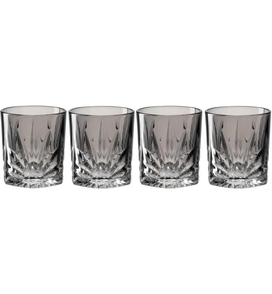 LEONARDO - Verre à whisky Capri 330 ml, 4 Pièce/s, Gris